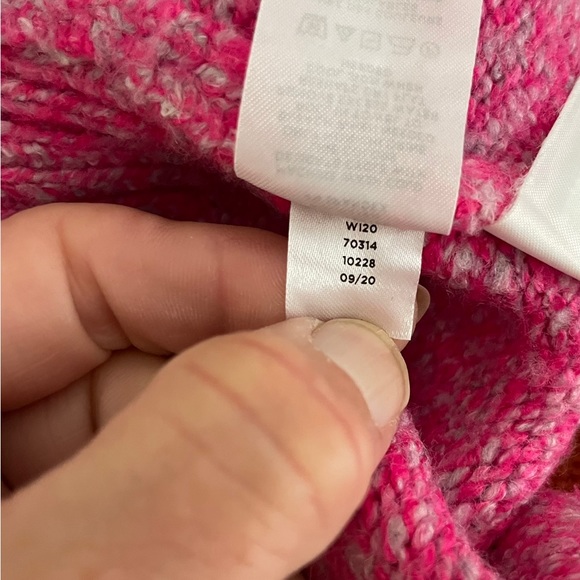 LOFT Lou & Grey Pink/Gold/Gray Multi Stripe Sweater Size XS - Picture 7 of 8